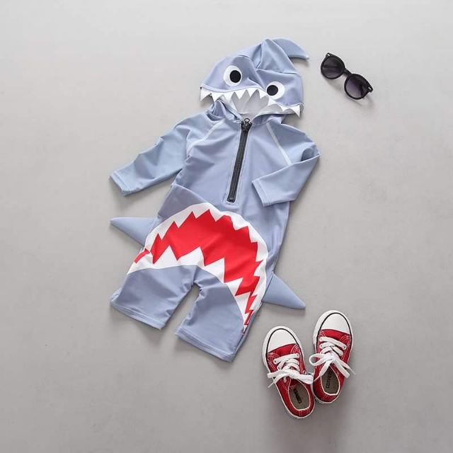 Đồ bơi cá mập xám grey shark