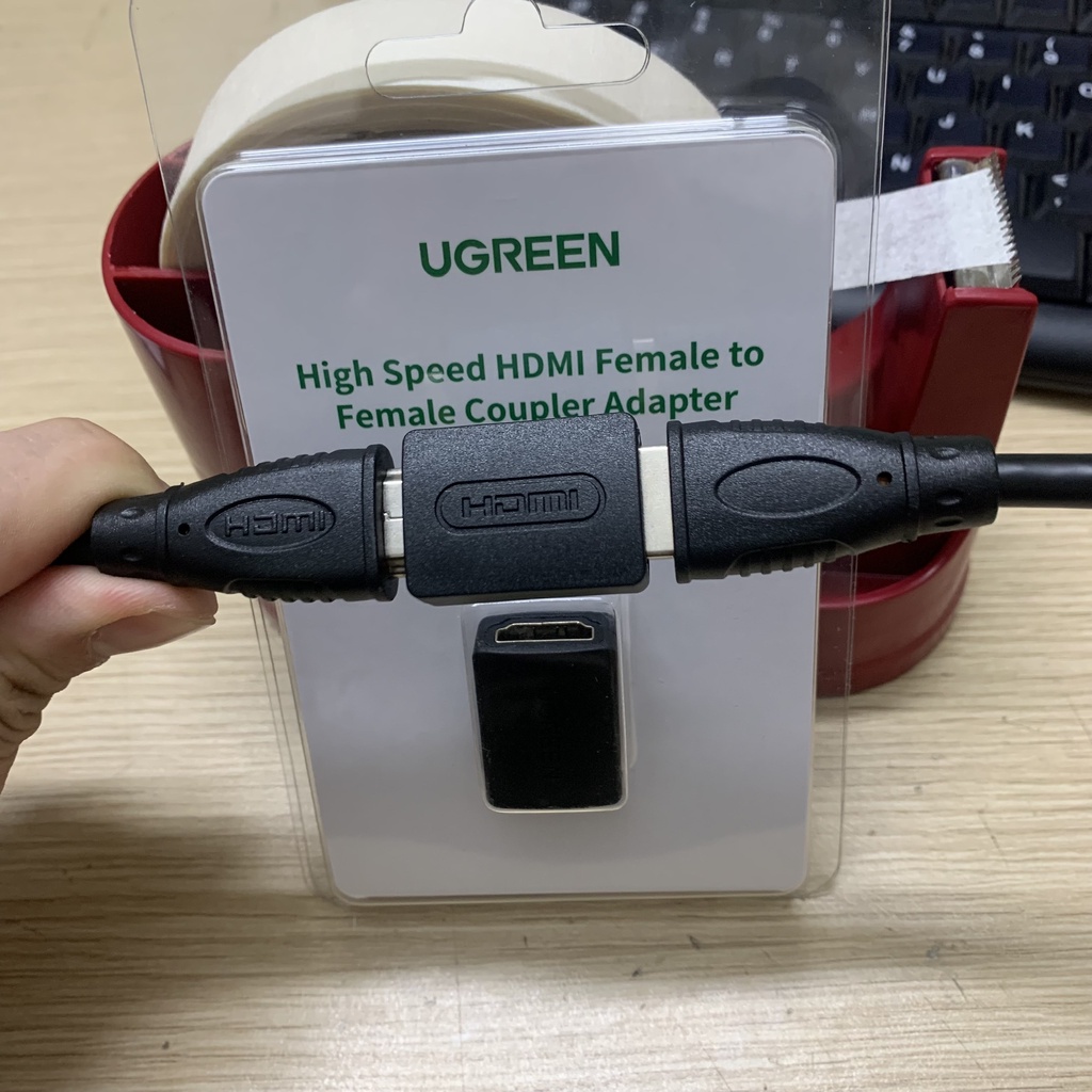 Đầu nối HDMI mạ vàng cao cấp, HDMI nối dài Ugreen 20107