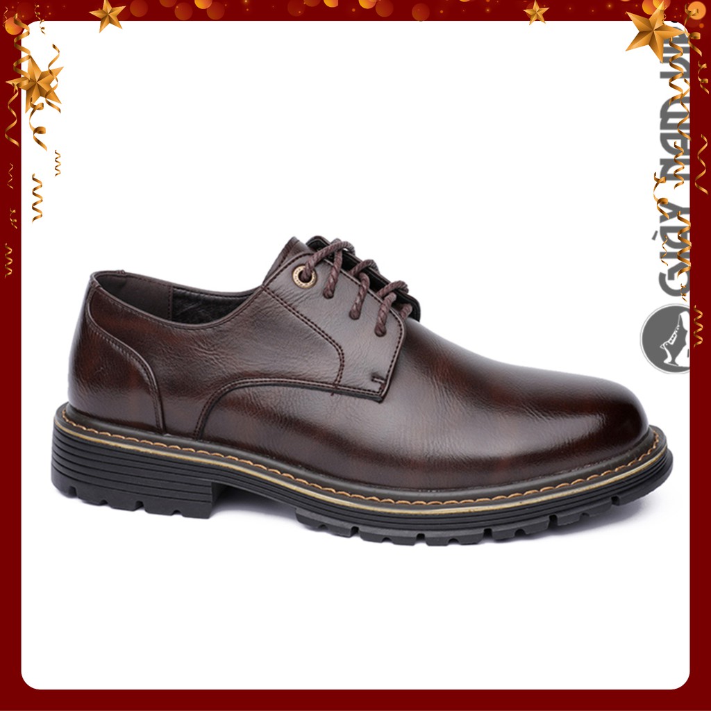 Giày Da Nam - FREESHIP - Giầy Đốc Nam Cổ Ngắn Sang Chảnh GNK21 | BigBuy360 - bigbuy360.vn