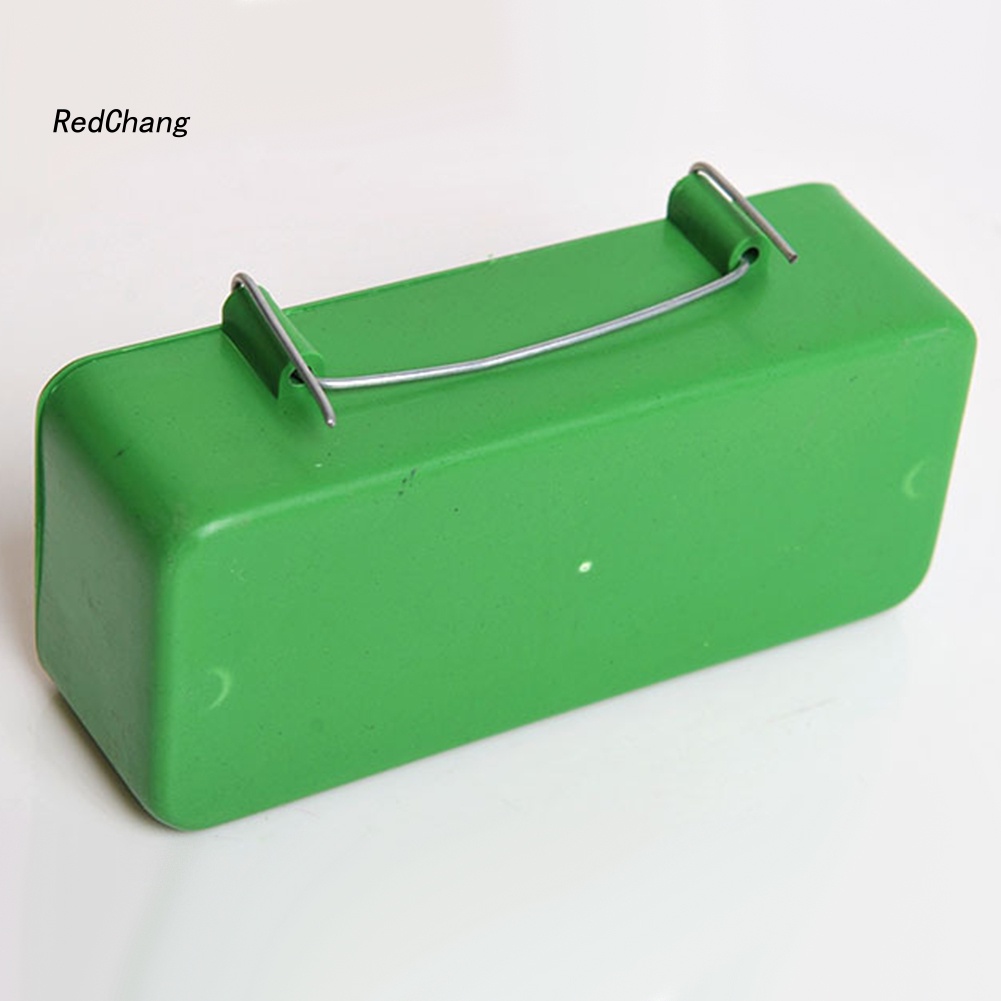 Khay Đựng Thức Ăn / Nước Uống Hình Vuông Bằng Nhựa Tiện Dụng Cho Chim Cảnh