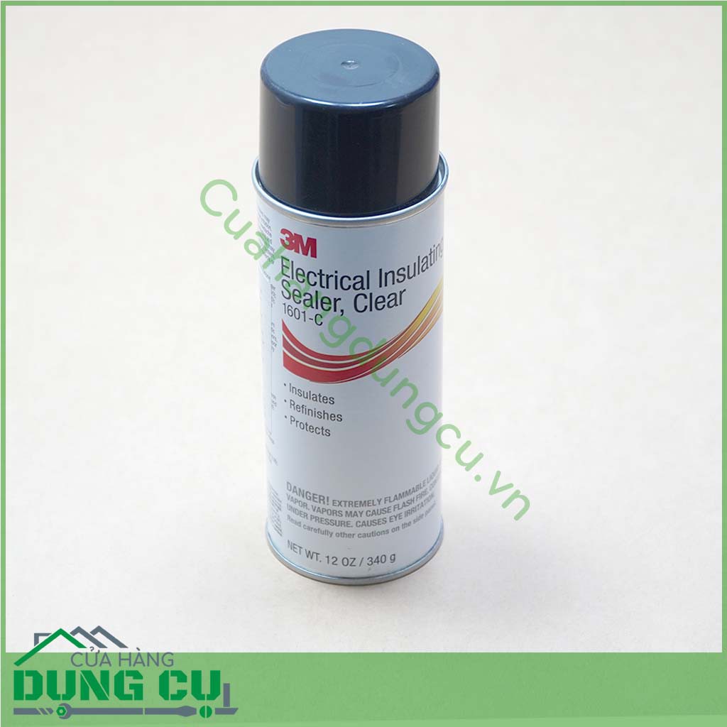 Sơn xịt cách điện 3M 1601 trong suốt, chống ẩm, chống phóng điện