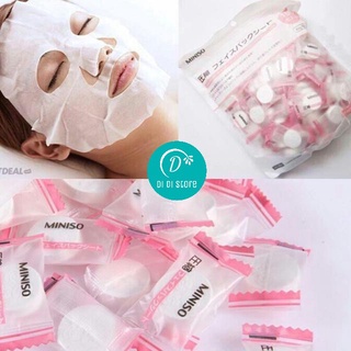[ Sale hàng 1k ] 1 Viên Mặt Nạ Nén Giấy Miniso Cấp Ẩm Thải Độc Nhiều Lựa Chọn