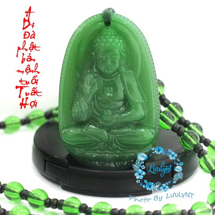 ((MIỄN SHIP)) Chuỗi hạt đeo cổ phật A Di Đà - Phật bản mệnh tuổi Tuất, Hợi - dây chuyền phật - phật bản mệnh - vòng cổ p