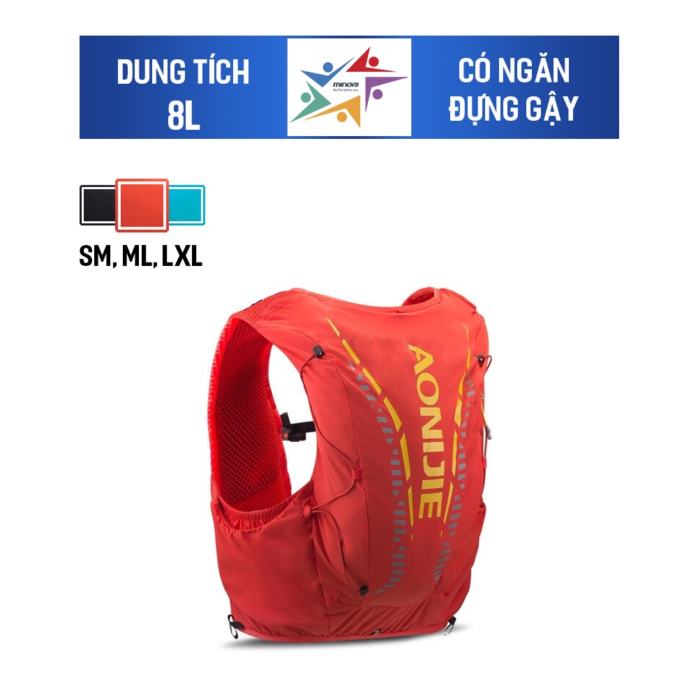 Balo Vest Nước Chạy Bộ Chạy Trail Aonijie C962 - Siêu Thoáng Khí Nhỏ Gọn Nhiều Ngăn Chứa Đồ