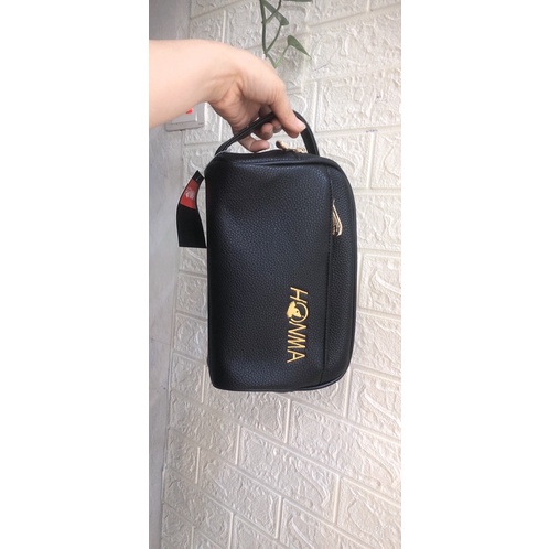 Túi Cầm Tay Chơi Golf Honma Da Sần/ Clucth Cầm Tay Đa Năng