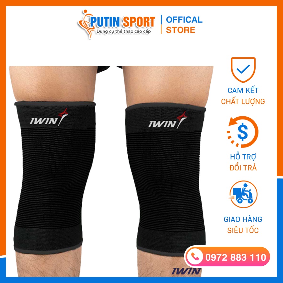 Bó gối thể thao loại xỏ IWIN KEEPA, - Bảo vệ khớp gối khi chơi thể thao chính hãng ( 1 đôi ) - Putin Shop