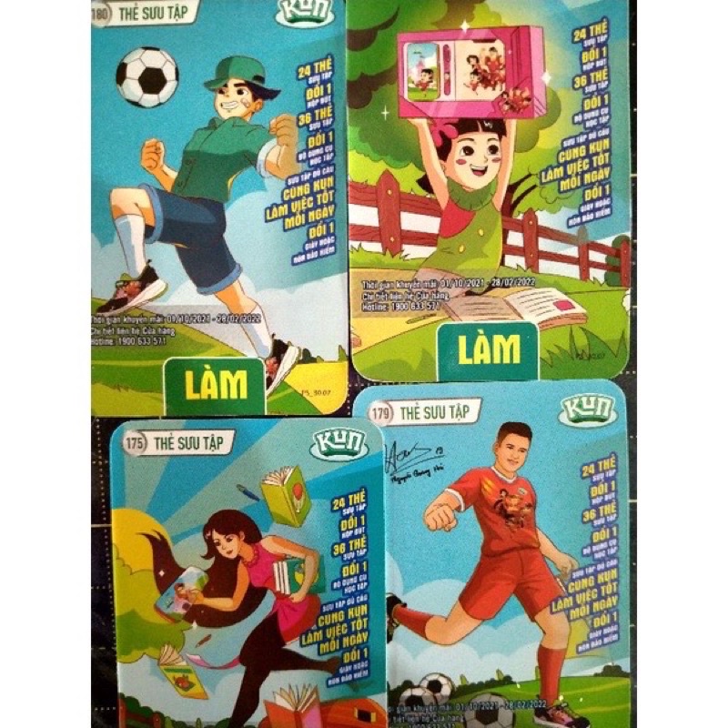 Thẻ Kun sưu tập Mới nhất