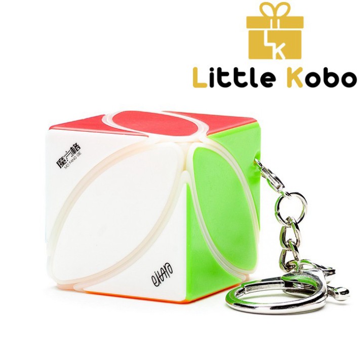 Móc Khóa Rubik Ivy Cube Rubic Biến Thể Stickerless QiYi