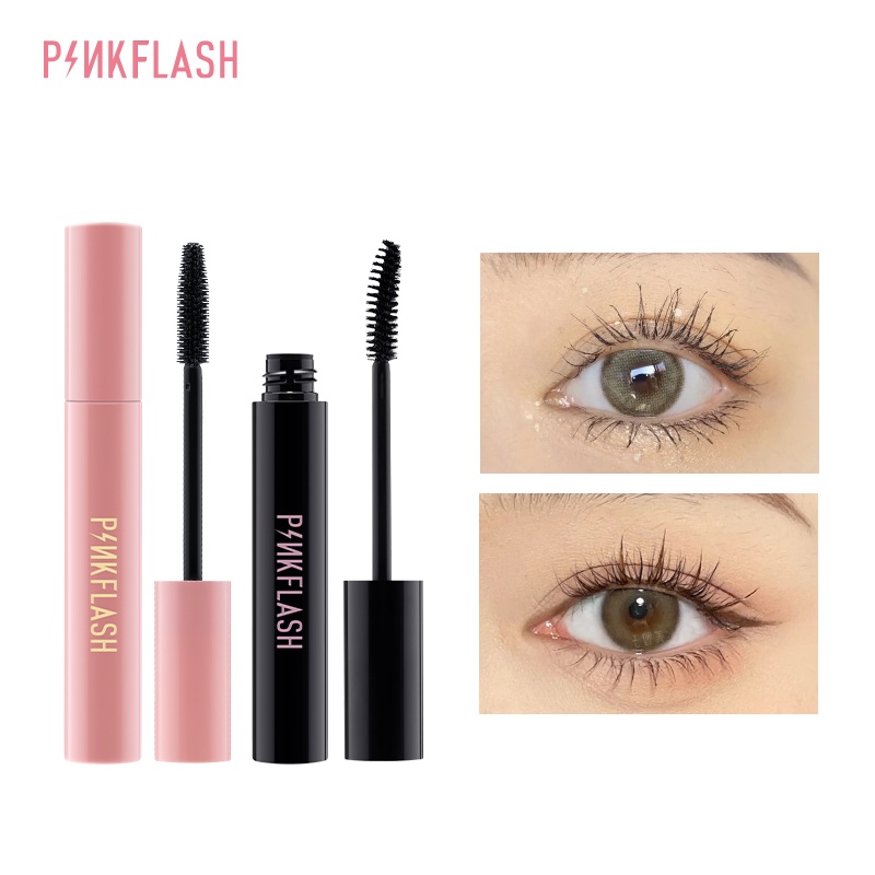 Mascara PINKFLASH trang điểm cho ban đêm/ban ngày chống thấm nước chất lượng cao tiện dụng