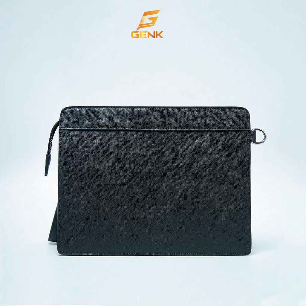 Ví Da Bò Nam Cầm Tay - CLutch Nam Thương Hiệu Genk - GBD03