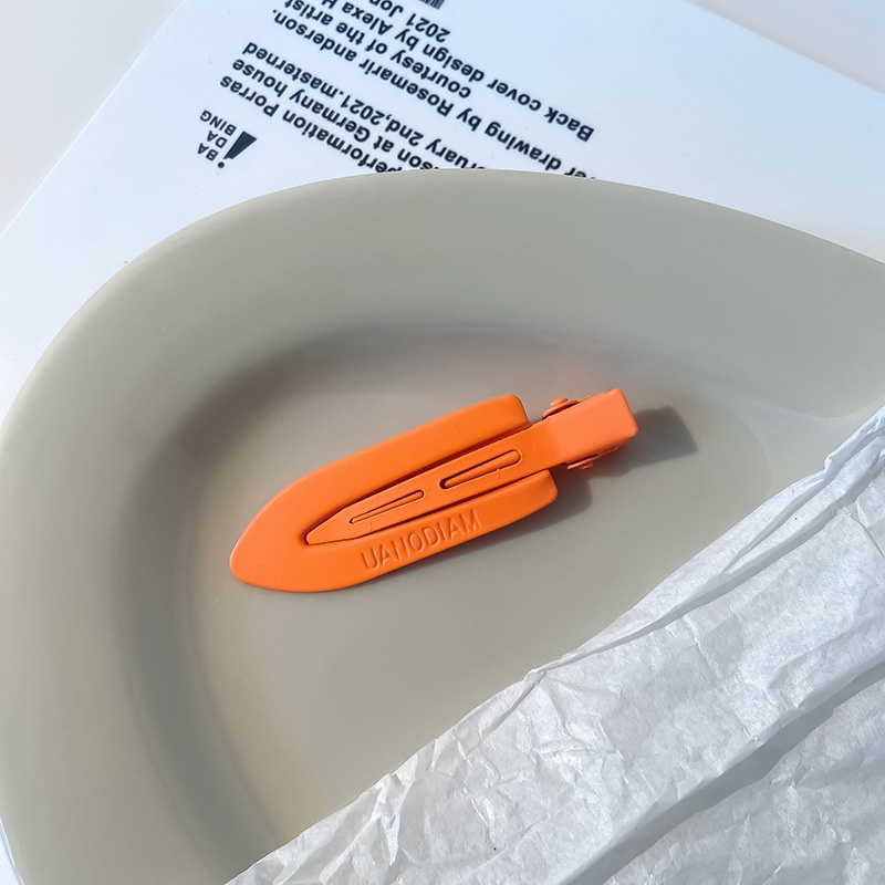 Kẹp Tóc Mái Bằng Kim Loại Màu Sắc Ngọt Ngào Đơn Giản Phong Cách Hàn Quốc Cho Nữ