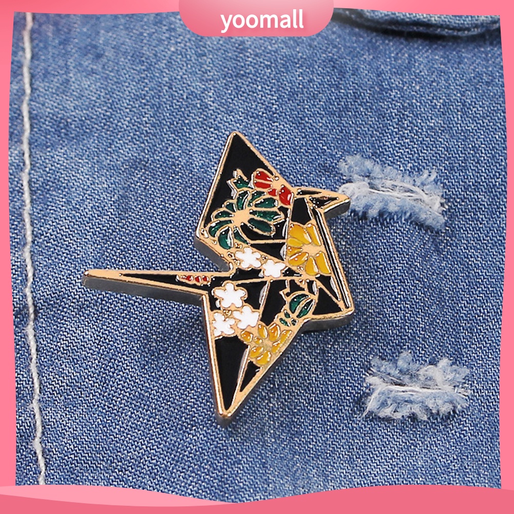 Huy hiệu cài áo họa tiết chim sếu thời trang