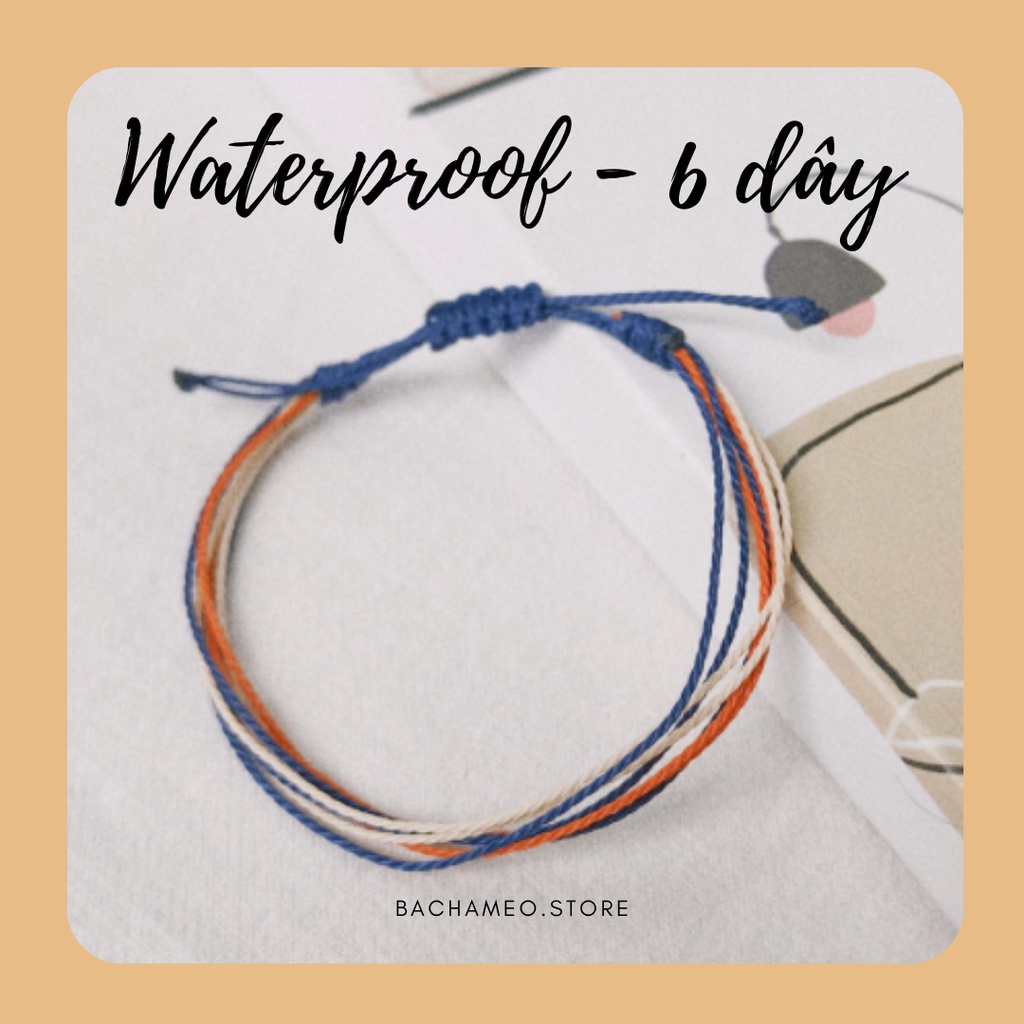 Vòng phối dây waterproof - Vòng tay/ vòng chân waterproof - Bac Ha Meo Store