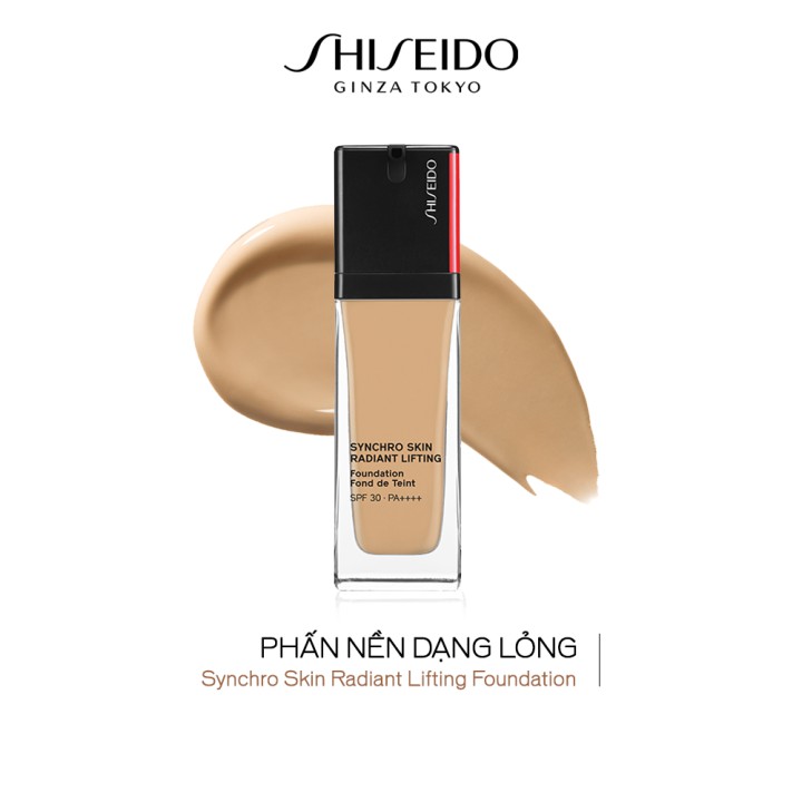 [Mã COSSD5 giảm 10% đơn 600K] Phấn nền dạng lỏng Shiseido Synchro Skin Radiant Lifting Foundation 30ml