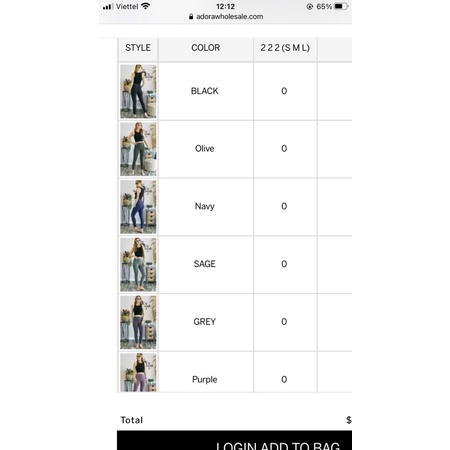 quần legging nữ vnxk