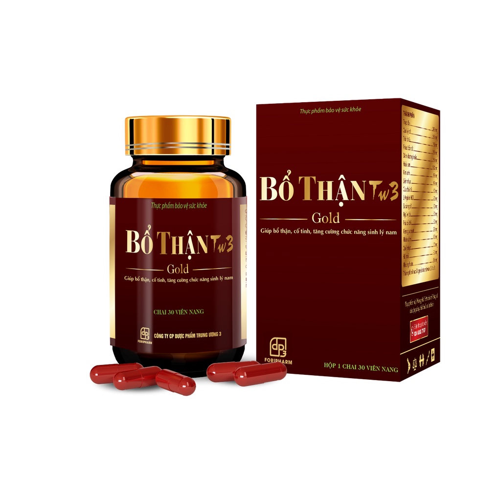 Bổ Thận TW3 Gold - Hỗ trợ bổ thận cố tinh, tăng cường sinh lý- bổ thận tráng dương