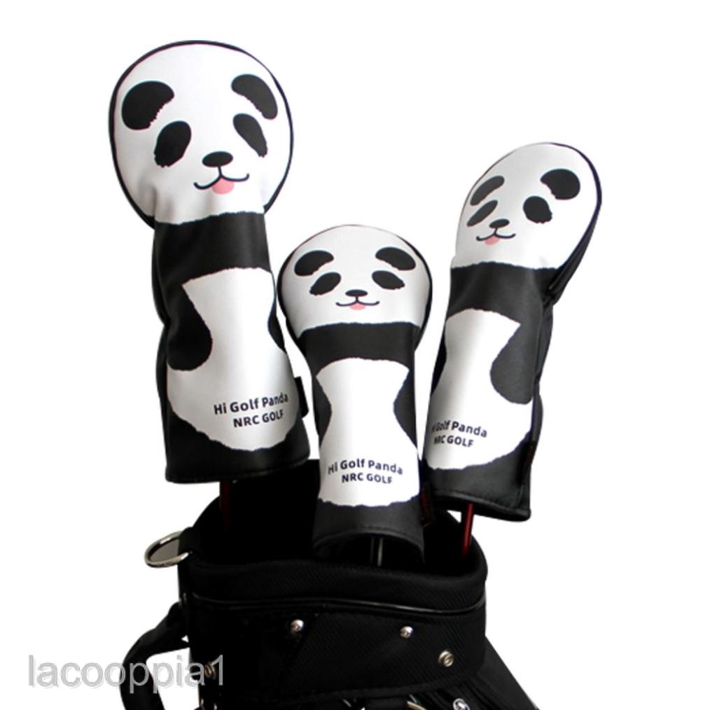 Bộ 3 Vỏ Bọc Bảo Vệ Đầu Gậy Đánh Golf / Câu Lạc Bộ / Câu Lạc Bộ Gỗ Kèm Thẻ Số