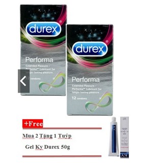 Combo 2 bộ durex performa tặng ngay 1 gel durex ky