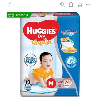 Tả quần Huggies các size M74/L68/XL62