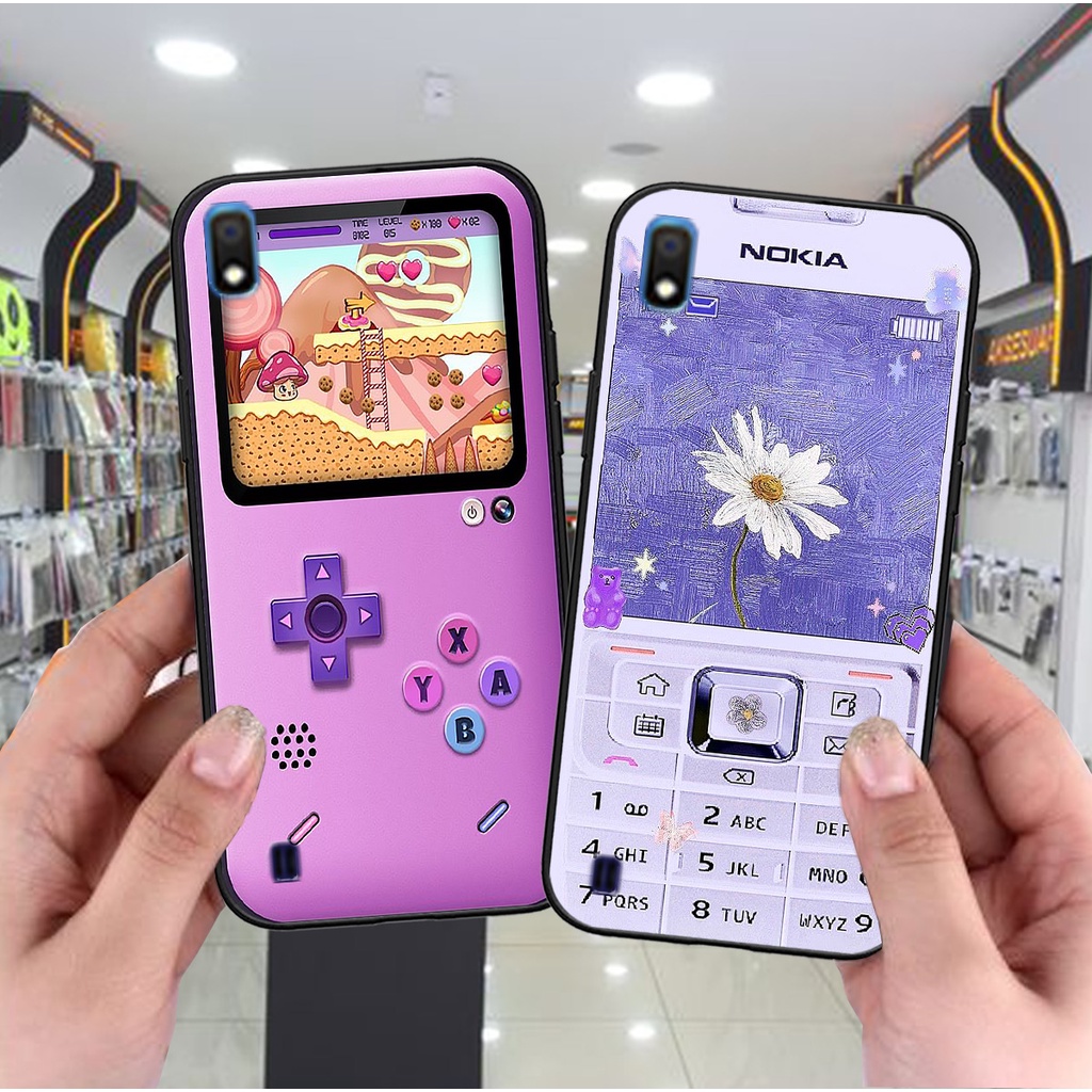 Ốp Samsung A10 / M10 / A10S bộ hình điện thoại nokia huyền thoại , BTS , Vpop cute