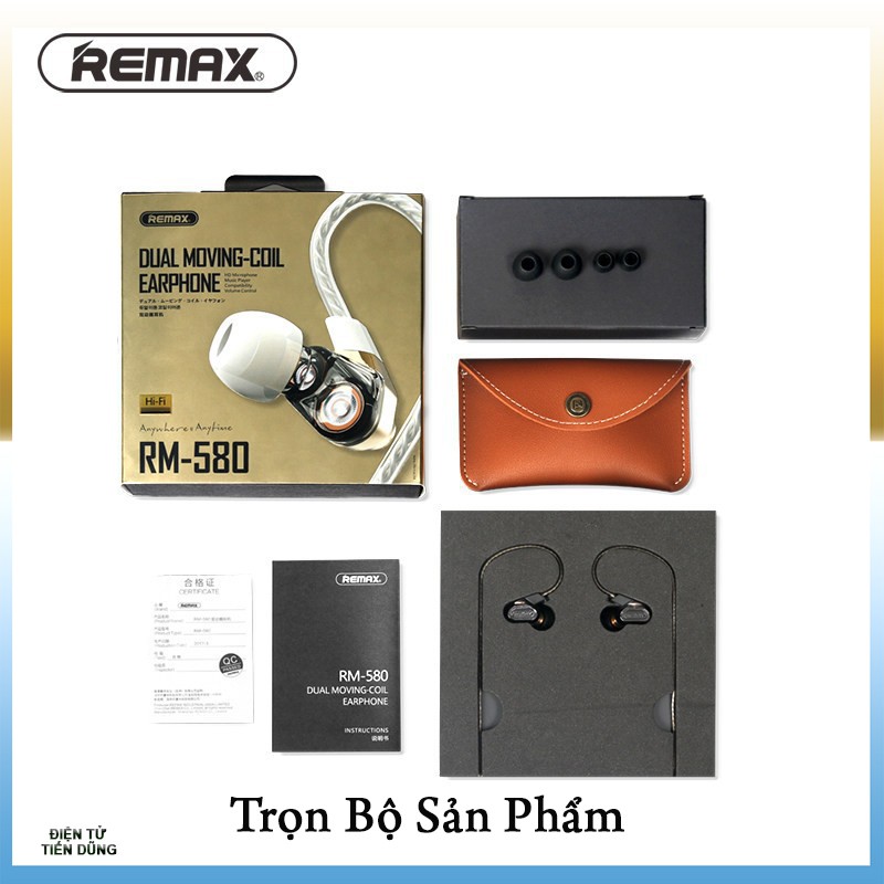 Tai nghe Remax RM 580 kết nối Bluetooth 4.2 hàng chuẩn