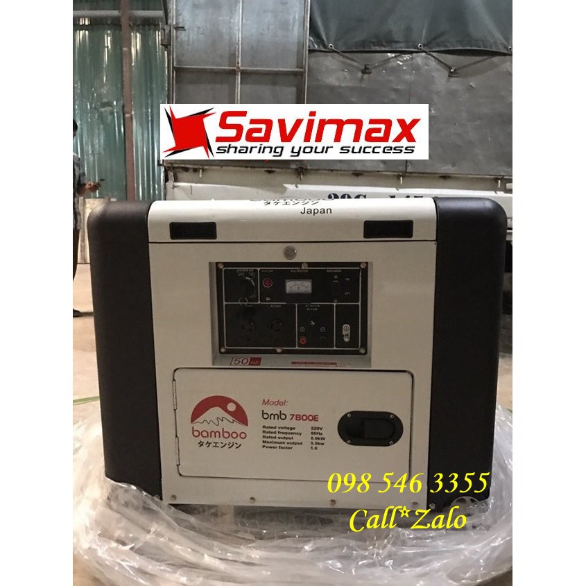 Giảm giá máy phát điện tủ chống ồn Bamboo 7800E tại Tuyên Quang