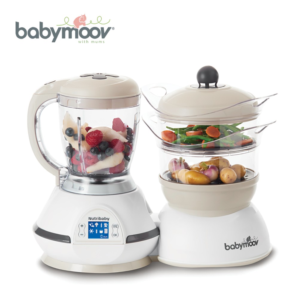 MÁY XAY HẤP ĐA NĂNG NUTRIBABY 5IN1 BABYMOOV