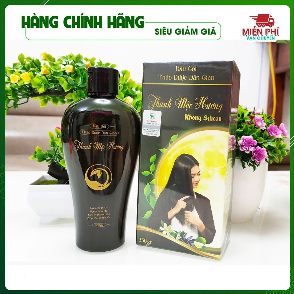 Dầu gội thảo mộc THANH MỘC HƯƠNG ngăn ngừa gàu, giảm rụng tóc kích thích mọc tóc con 350gr