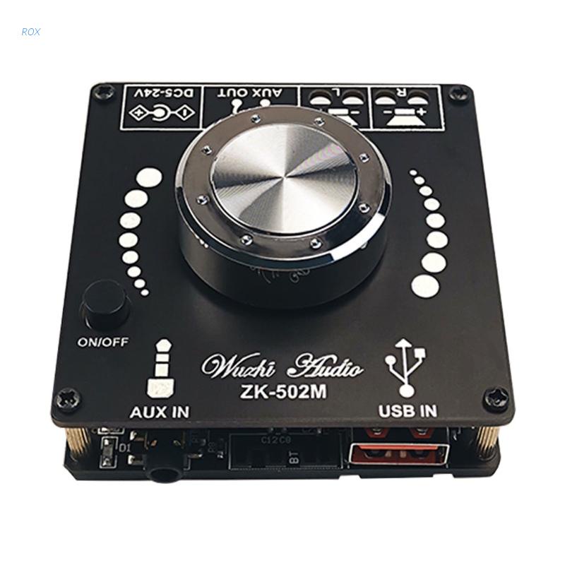 Bảng Mạch Khuếch Đại Âm Thanh Hifi 2.0 Rox Zk-502M
