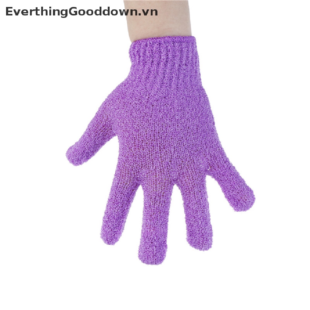 Everthinggooddown Găng tay đi tắm Massage Toàn Thân Tẩy Tế Bào Chết Bằng Bọt Biển