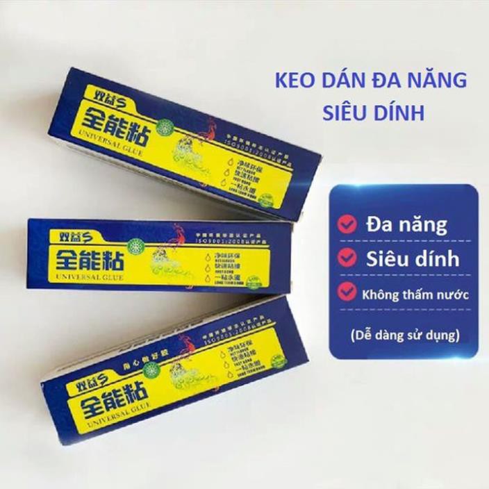 [Mua ngay] Keo Dán Siêu Dính Đa Năng UNIVERSAL GLUE 60Gram, Keo Dán Trên Mọi Chất Liệu, Đa Năng Tiện Dụng HIP MART