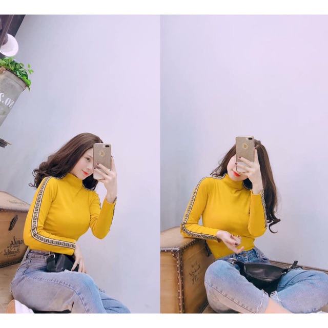 áo len cổ 3 phân