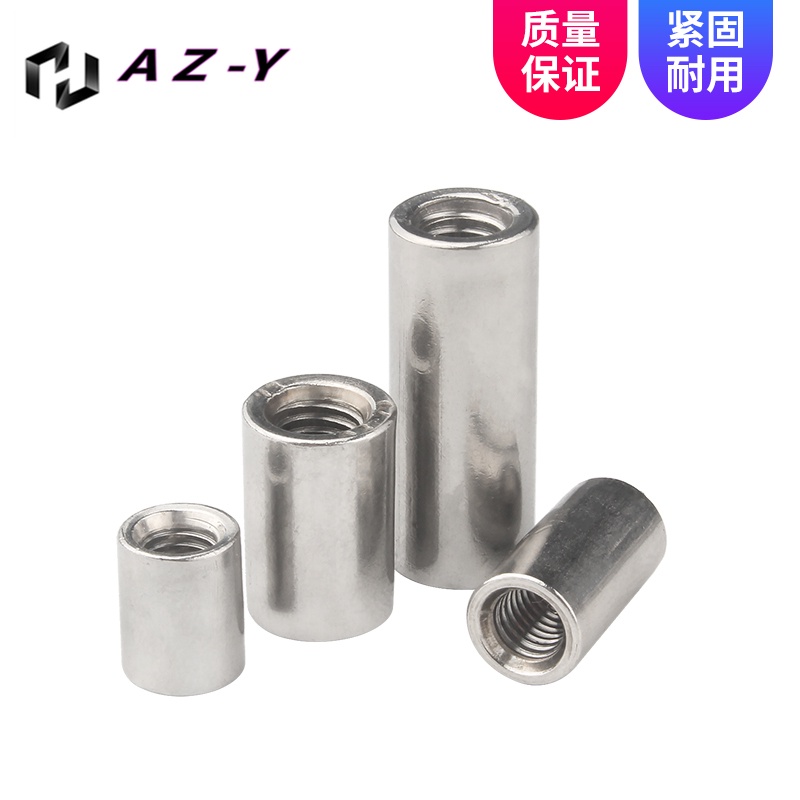 Bu Lông Inox 304 Nối Dài Đầu Tròn DIN934 m3m4m5m6m8