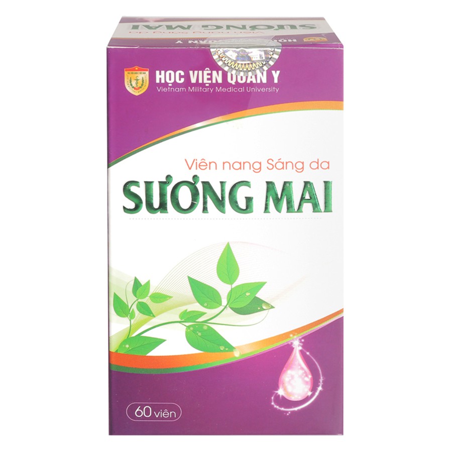 [ Hàng Chính Hãng] Bộ 2 Hộp Viên Uống Trắng Da Từ Bên Trong Thảo Dược Sương Mai Học Viện Quân Y Việt Nam (60 Viên/ Hộp) | BigBuy360 - bigbuy360.vn
