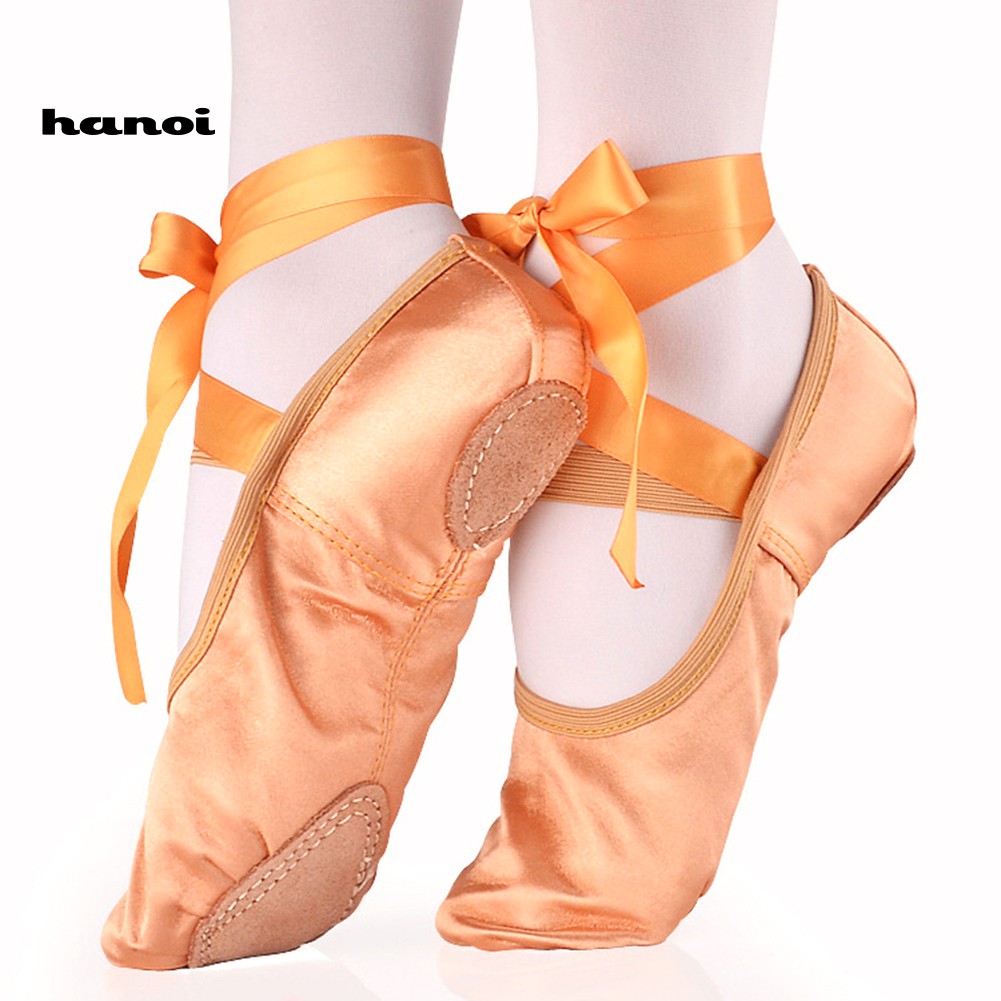 Giày múa ballet mềm mại xinh xắn cho nữ