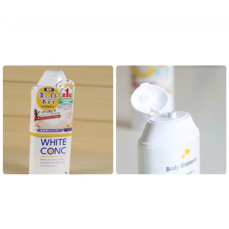 WHITECONC SỮA TẮM TRẮNG DA WHITE CONC VITAMIN C NHẬT BẢN 360ml