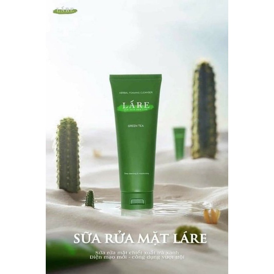 Sữa rửa mặt organic Láre-Thanh Dược