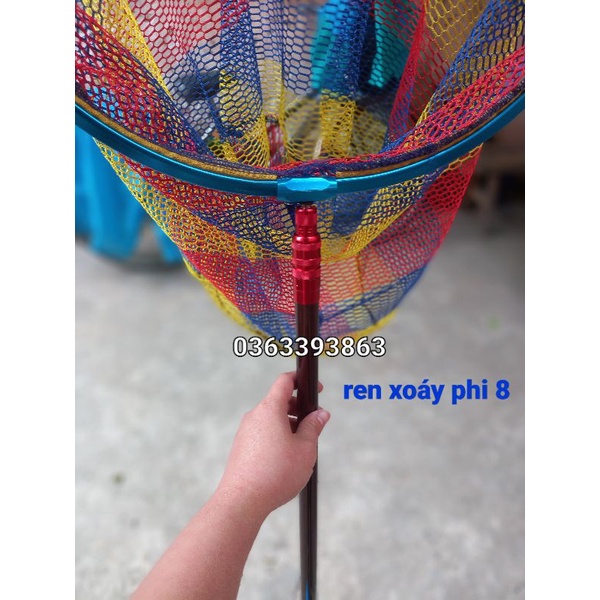 Vợt xúc cá carbon. vợt vớt cá carbon 2m1.2m4.2m7