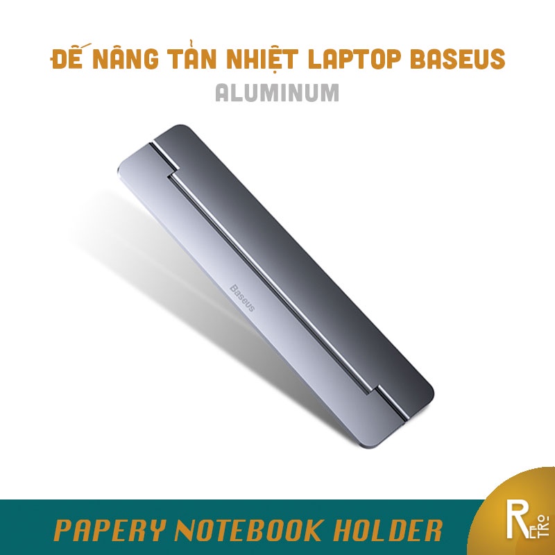 |New Model 2020| Đế Nâng Tản Nhiệt Dạng Xếp, Siêu Mỏng Baseus Papery Notebook Holder Dùng cho cho Macbook/ Laptop