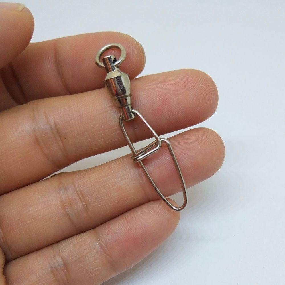 MUVAKO Khóa Câu Cá  Vòng Nhẫn Cứng 0 Chốt# - 8# Quả Bóng Câu Cá Chuyên Dụng Chất Lượng Cao