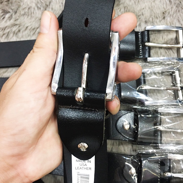 Dây Nịt Nam Da Bò Khóa Inox,Thắt Lưng Nam Da Bò Khóa Inox