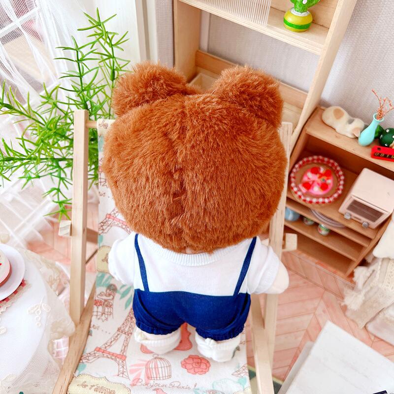 Áo Liền Quần Hình Gấu Hoạt Hình 20cm Cho Búp Bê Xiao Zhan Yibo Zhang Zhehan Gong Jun TFBOYS