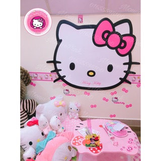 Decan kitty đầu kitty Siêu bự 1m2 trang trí tường
