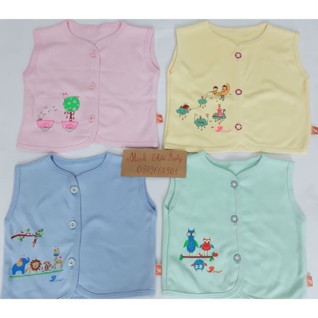 Áo gile nỉ 2 lớp mintu