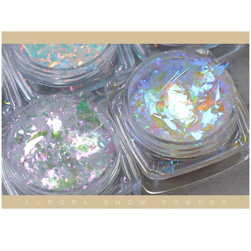 Hộp kim tuyến lấp lánh UR SUGAR dùng trang trí móng tay nghệ thuật sành điệu