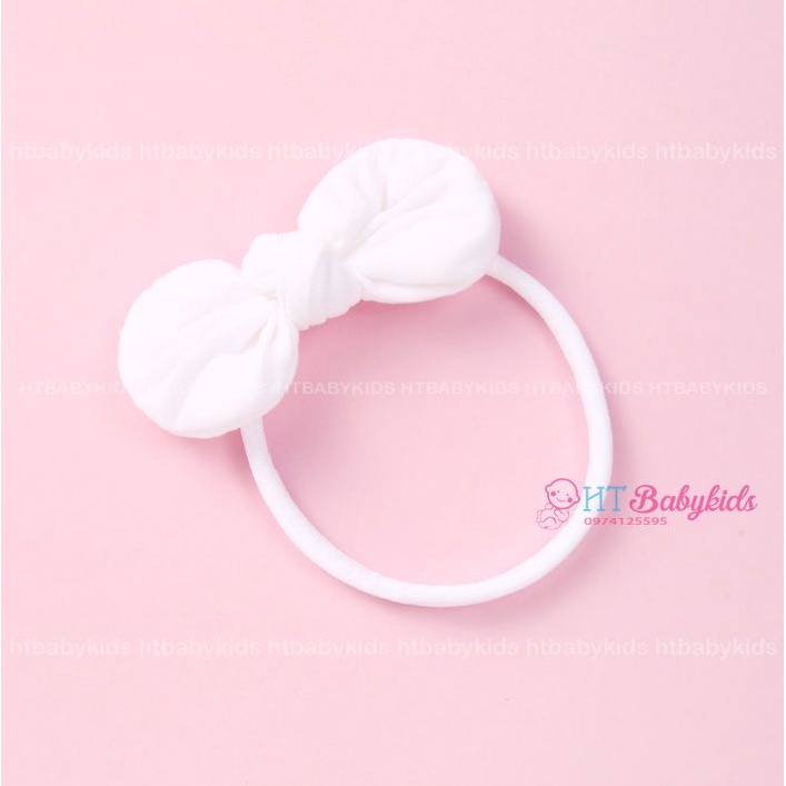 Băng Đô Cho Bé - Turban Nơ Mềm Co Giãn Rất Tốt Cho Bé Gái Sơ Sinh