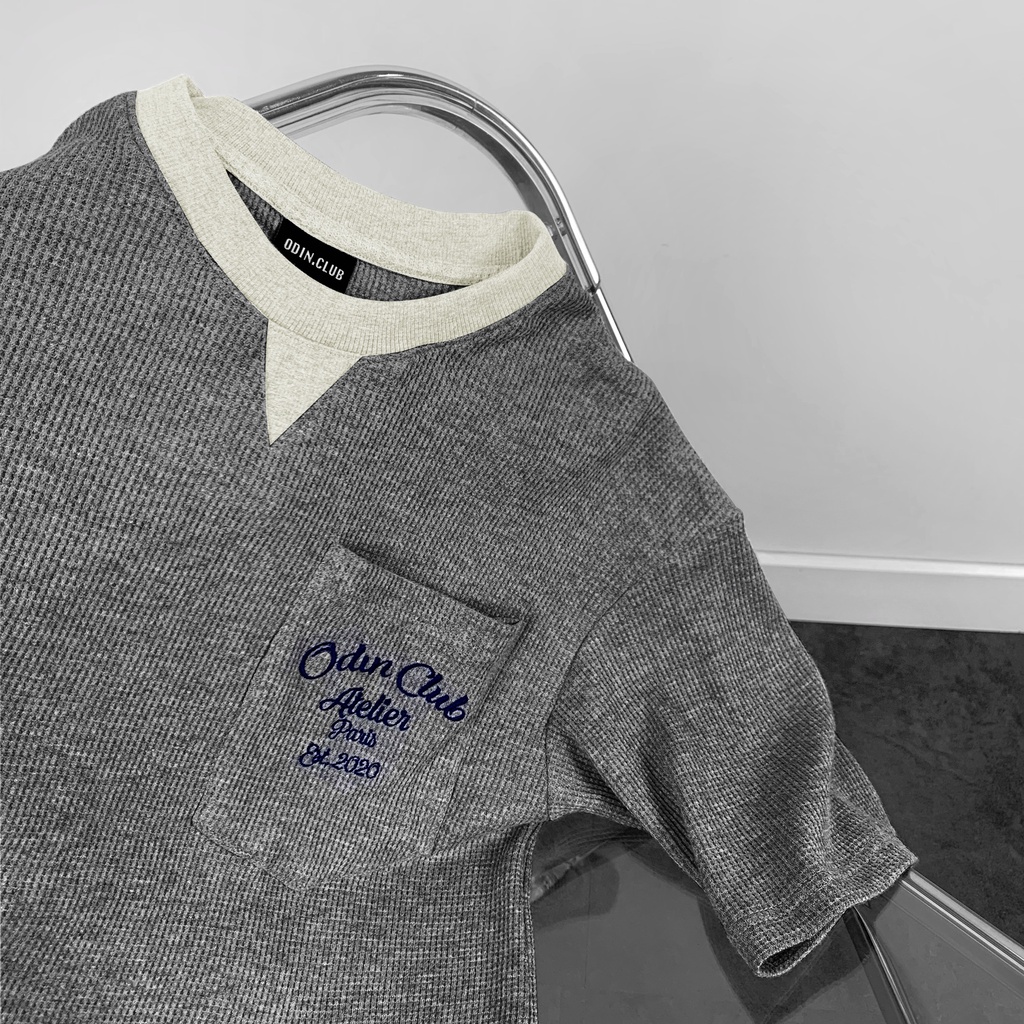 Áo Thun Oversize ODIN CLUB Waffle Atelier, Áo phông chất liệu 100% cotton co giãn 2 chiều, Local Brand ODIN CLUB