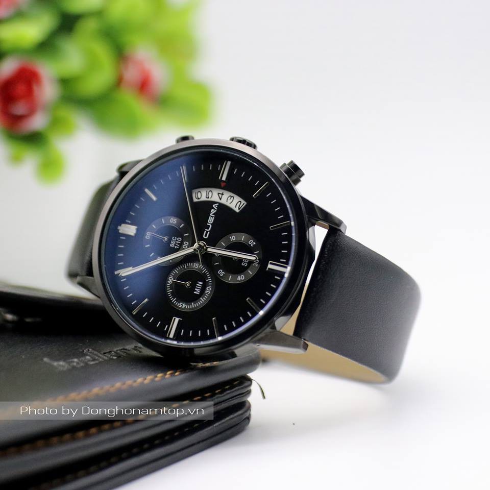 [GIÁ SALE SẬP SÀN] ĐỒNG HỒ NAM CUENA DÂY DA CAO CẤP CHẠY FULL 6 KIM, 1 ĐỔI 1 TRONG 7 NGÀY | BigBuy360 - bigbuy360.vn