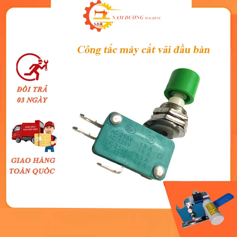 Công tắc nguồn máy cắt vải đầu bàn đồng nhỏ lớn