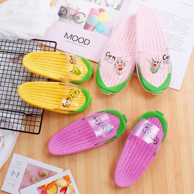 [XẢ KHO] (S19) DÉP lê nữ hình BẮP NGÔ